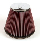 K&N Round Tapered Universal Air Filter 6in Flange ID x 7.5in Base OD x 4.5in Top OD x 6in H-7