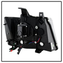 Spyder 07-14 Chevy Suburban/1500/2500/Tahoe V2 Projector Headlights Blk PRO-YD-CSUB07V2-DRL-BK-10