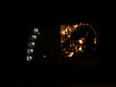 ANZO 2005-2008 Toyota Corolla Crystal Headlight Chrome Amber-5