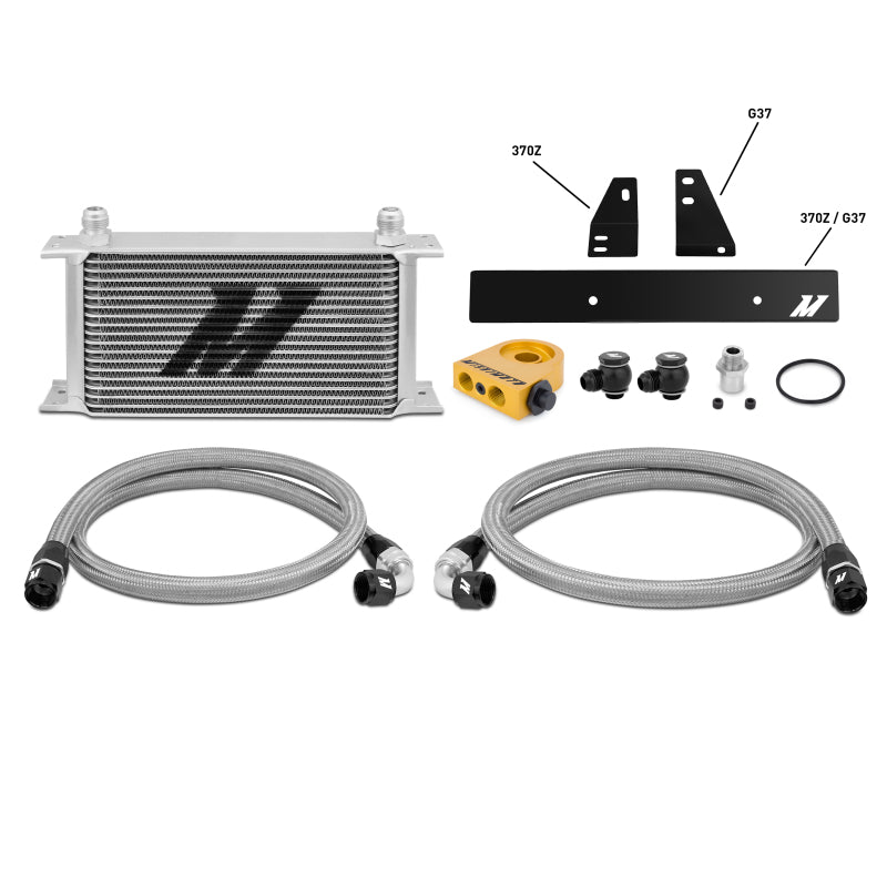 Mishimoto 09-12 Nissan 370Z / 08-12 Infiniti G37 (Coupe Only) Thermostatic Oil Cooler Kit - 0