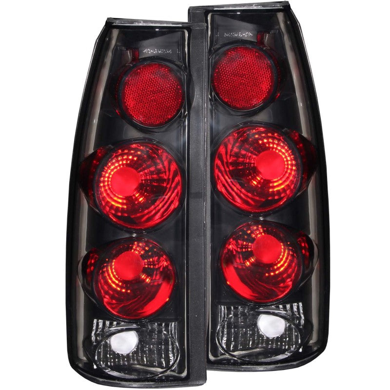 ANZO 1999-2000 Cadillac Escalade Taillights Dark Smoke 3D Style