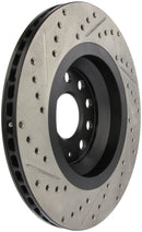 StopTech 09 VW Passat CC / 06-09 Passat Slotted & Drilled Left Rear Rotor-1