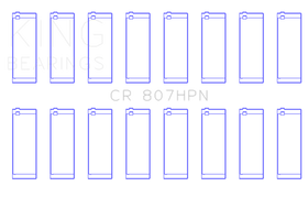 King Engine Bearings Chevy LS1/LS6/LS3 Performance Rod Bearing Set - Size STD