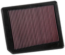 K&N 2017 Nissan Titan V8-5.6L F/I Drop In Replacement Air Filter-4
