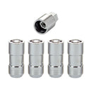 McGard Wheel Lock Nut Set - 4pk. (Cone Seat) M14X1.5 / 21mm & 22mm Dual Hex / 1.965in. L - Chrome-1