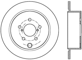 StopTech Slotted Sport Brake Rotor - 0