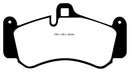 EBC 01-03 Porsche 911 (996) (Cast Iron Rotor only) 3.6 Twin Turbo GT2 Yellowstuff Front Brake Pads-2