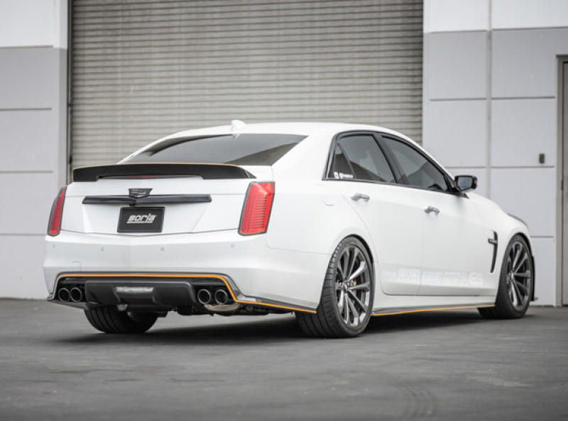 Borla 16-18 Cadillac CTS-V 6.2L V8 2.75in Diameter S Type Catback Exhaust w/ Valves Black Chrome Tip - 0