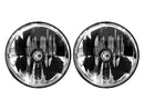 KC HiLiTES 97-06 Jeep TJ/Univ. 7in. Gravity LED H4 DOT Approved Replac. Headlight (Pair Pack System)-2