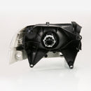 ANZO 1997-2004 Dodge Dakota Crystal Headlight Set Chrome Amber-2