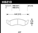 Hawk LTS Street Brake Pads-2