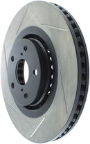 StopTech Power Slot 06-07 Lexus GS430 / 08 Lexus GS460/GS450H / 06-10 IS350 Slotted Right Front Rot-4