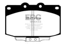 EBC 86-89 Mazda RX7 2.4 (1.3 Rotary)(Vented Rear Rotors) Yellowstuff Front Brake Pads-2