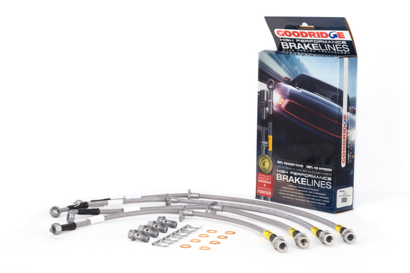 Goodridge 13-15 Subaru Crosstrek XV (All Models) SS Brake Line Kit - 0