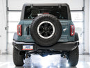 AWE Tuning 2021+ Ford Bronco 0FG Single Rear Exit Exhaust w/Diamond Black Tip & Bash Guard-3