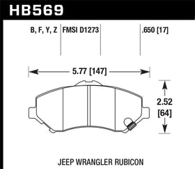 Hawk LTS Street Brake Pads - 0