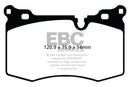 EBC 09-14 Mini Hardtop 1.6 Turbo J.C Works Redstuff Front Brake Pads-2