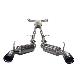 Injen 03-08 350Z Dual 60mm SS Cat-Back Exhaust w/ Built In Resonated X-Pipe - 0