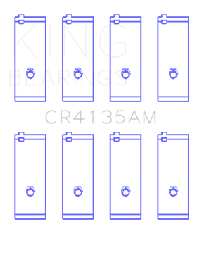 King Engine Bearings 85-01 Toyota 5SFE L4 DOHC 16 Valves Rod Bearing Set - Size STD