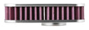 K&N Replacement Unique Air Filter 6.625in L x 4.75in W x 1.625in H with 1 Flange for Harley-Davidson-11