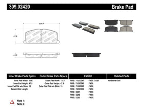 StopTech Performance Brake Pads - 0