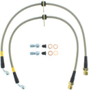 StopTech 10+ Camaro LS/LT V6 Stainless Steel Front Brake Lines-4