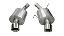 Corsa 2005-2010 Ford Mustang Shelby GT500 5.4L V8 Polished Sport Axle-Back Exhaust-1