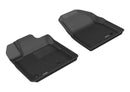 3D MAXpider 2009-2015 Honda Pilot Kagu 1st Row Floormat - Black-1