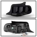 Spyder 10-12 Ford Mustang Light Bar Seq Turn Signal LED Tail Lights - Smoke ALT-YD-FM10-LED-SM-4