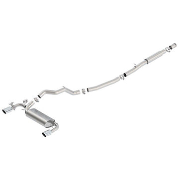 Ford Racing 2016-2017 Focus RS Active Sport Cat-Back Exhaust System w/ Polished Tips - 0
