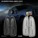 xTune Ford Superduty F250-F650 03-07 Amber LED Mirror Signal Lens - Smoke ACC-LED-FDSD99-MR-SM-7