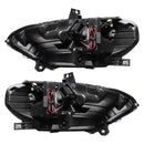 Oracle Lighting 18-23 Ford Mustang Dynamic ColorSHIFT LED Headlights - Black Series-29
