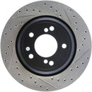 StopTech 00-03 BMW M5 (E39) Slotted & Drilled Left Rear Rotor-1