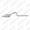 MBRP 05-09 Ford Shelby GT500 / GT Dual Split Rear Race Version, T409 4in Tips Exhaust System-8
