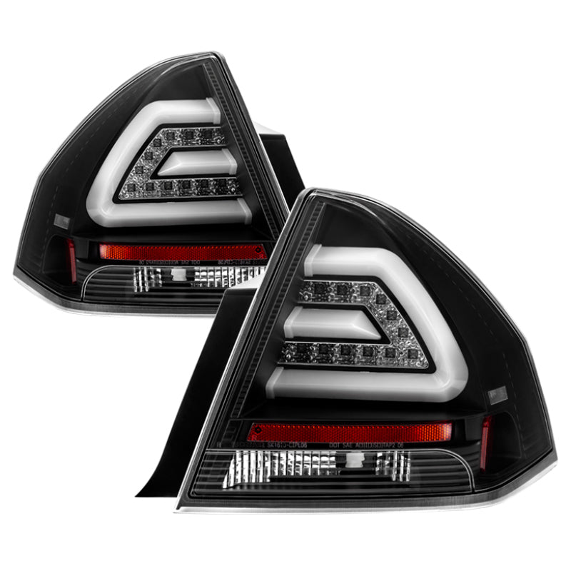 Spyder Chevy Impala 2006-2013 LED Tail Lights Black ALT-YD-CHIP06-LED-BK - 0