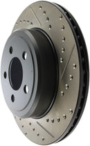StopTech 05-09 Chrysler 300 (5.7L V8 exc SRT-8) Rear Left Slotted & Drilled Rotor-6
