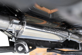MBRP 18-20 Jeep Wrangler JL 2.5in Single Rear Exit Cat Back Exhaust - Aluminum - 0