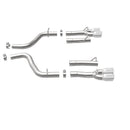 MagnaFlow Axle-Back, SS, 2.5in, Quad Split Rear 3.5in Tip 2015 Dodge Challenger 3.6L V6-21