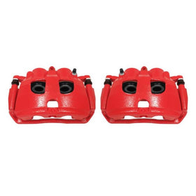Power Stop 09-10 Dodge Ram 2500 Rear Red Calipers w/Brackets - Pair