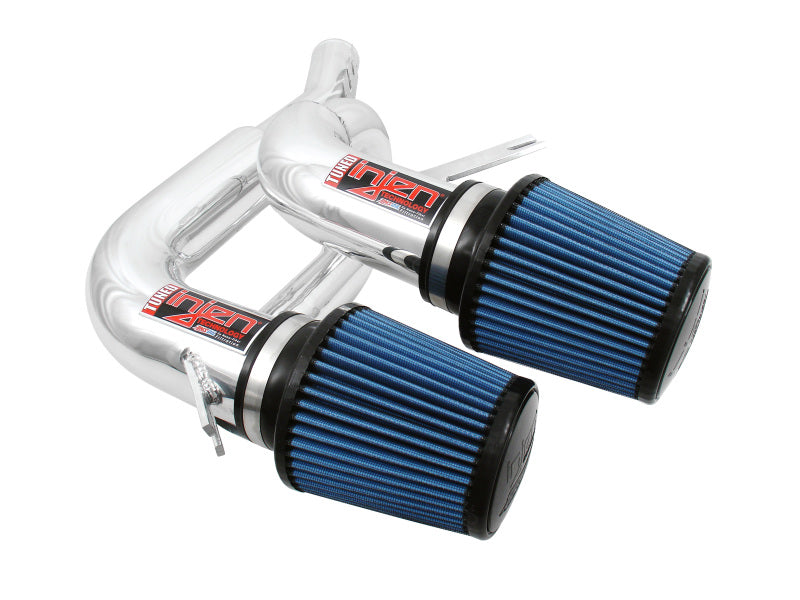 Injen 08-09 535i E60 3.0L L6 Twin intake & AMSOIL Filters Polished Short Ram Intake - 0