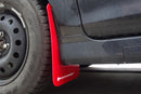 Rally Armor 13-19 Ford Fiesta ST Red UR Mud Flap w/White Logo-9