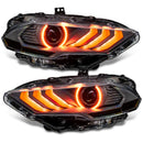 Oracle Lighting 18-23 Ford Mustang Dynamic ColorSHIFT LED Headlights - Black Series-30