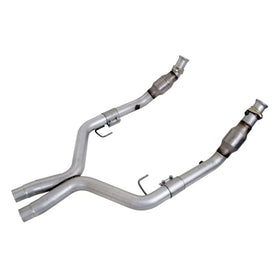BBK 05-10 Mustang 4.6 GT High Flow X Pipe With Catalytic Converters - 2-3/4 - 0