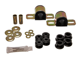 Energy Suspension 84-01 Jeep Cherokee Black Front 25mm Sway Bar Bushing Set w/End Link Bushings - 0