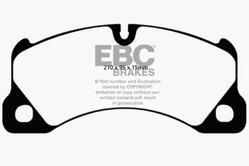 EBC 10+ Porsche Cayenne 3.0 Supercharged Hybrid Bluestuff Front Brake Pads - 0