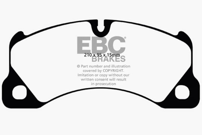 EBC 10+ Porsche Cayenne 3.0 Supercharged Hybrid Bluestuff Front Brake Pads - 0