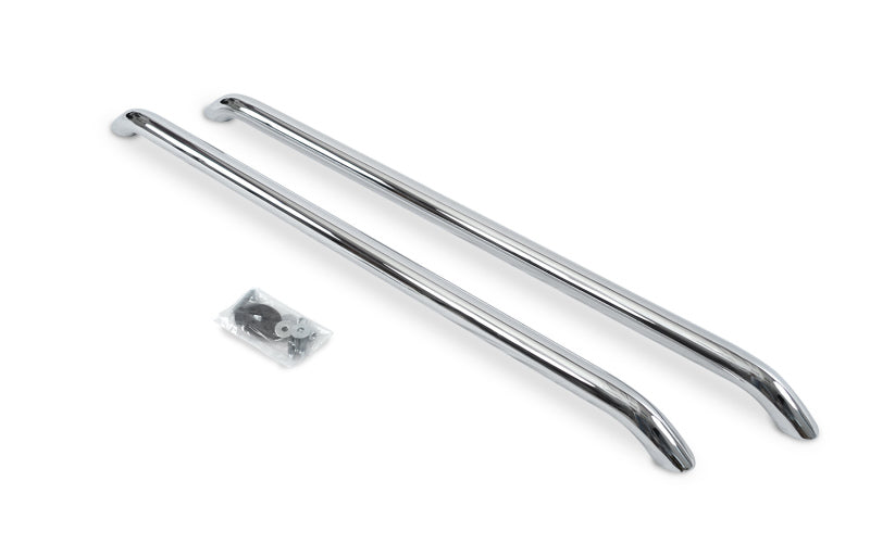 Go Rhino Bed Rails - 47 1/2in Long - w/o Base Plates - Chrome - 0