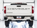 AWE Tuning 4th Gen GM 1500 6.2L 0FG Cat-Back Split Rear Exit (w/ Bumper Cutouts) - Quad Chrome Tips-4
