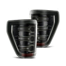 AlphaRex 21-22 Ford F150 LUXX LED Projector Tail Lights - Alpha-Black-1