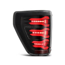 AlphaRex 21-22 Ford F150 LUXX LED Projector Tail Lights - Alpha-Black-4